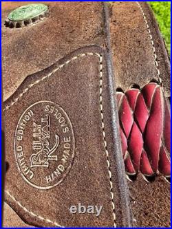 Billy Royal Limited Edition Handmade Roughout Training Saddle 16 FQHB