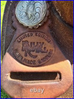 Billy Royal Limited Edition Handmade Roughout Training Saddle 16 FQHB