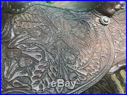 Billy Royal Supreme 15 Vintage Sterling Silver FQHB Western Saddle