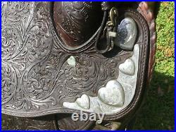 Billy Royal. Vintage Sterling Silver Western Saddle