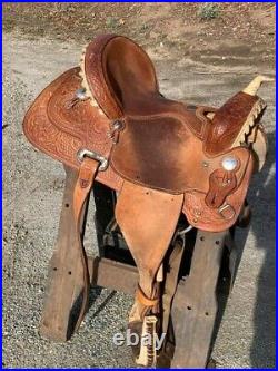 Billy cook barrel saddle 14 inch seat, 7 1/4 inch gullet