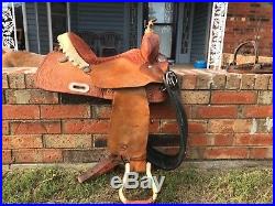 Billy cook barrel saddle -tan- 15 in