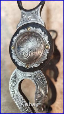 Blue Ribbon Custom 15 Sterling Silver Show Saddle Victor Headstall Romel Reins