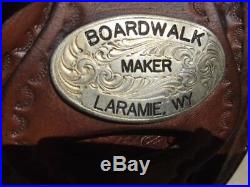 Boardwalk Maker 15 Custom Ranch Roping Saddle Laramie, Wyoming