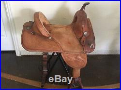 Bob Marshall/Circle Y Sport Saddle, 15 deep seat, used in great condition