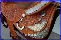 Bob's Custom BOB AVILA Western Reining Saddle STERLING SILVER Floral Tool 16