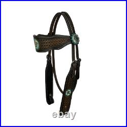 Buckaroo Youth Barrel Style Saddle SET with Silver Star Conchos 12 NEW