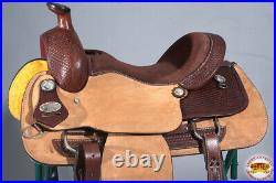 C-2-16 16 In Western Horse Saddle Leather Ranch Roping Cowboy Hilason