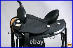 C-8-17 17 In Western Horse Trail Saddle Synthetic Pleasure Riding Hilason