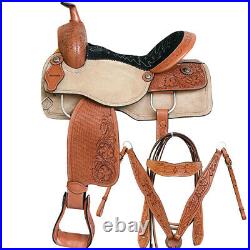 C-9-16 16 Western Horse Saddle Leather Ranch Roping Trail Barrel Great American