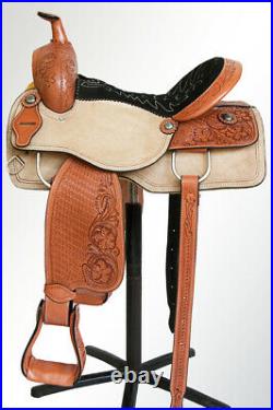 C-9-16 16 Western Horse Saddle Leather Ranch Roping Trail Barrel Great American