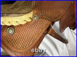 Carmel Saddlery of Fresno Vintage 15 Ranch Roper Saddle Serial #2952
