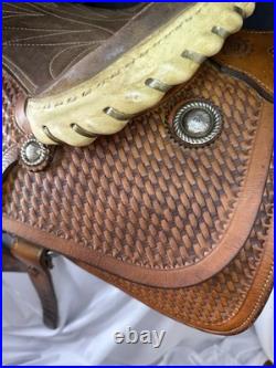 Carmel Saddlery of Fresno Vintage 15 Ranch Roper Saddle Serial #2952