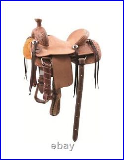 Cashel Western Saddle Cowboy Rancher Comfort 14 Brown SA-CKRA-A