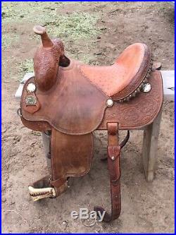 Charmaine james 14 inch cactus barrel racing saddle