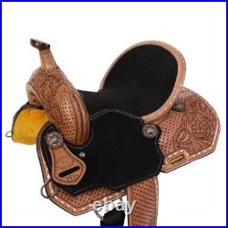 Cheyenne Spinal Relief Youth Barrel Style Saddle Tooling FQHB 12 13 NEW