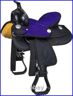 Childs Western Saddle Synthetic & Leather 10 or 11 Pick 5 Colors