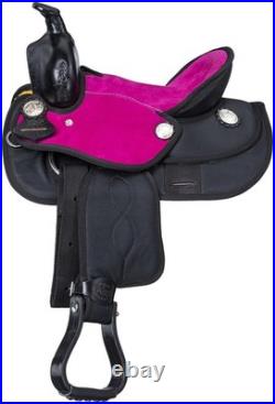 Childs Western Saddle Synthetic & Leather 10 or 11 Pick 5 Colors