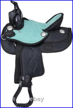 Childs Western Saddle Synthetic & Leather 10 or 11 Pick 5 Colors