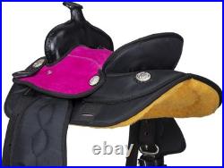 Childs Western Saddle Synthetic & Leather 10 or 11 Pick 5 Colors