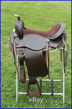 Chocolate Brown Gaited Leather Gaited Saddle by TN Saddlery, 16 OVERSTOCK