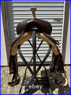 Circle P Winchester 16 Western Saddle