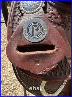 Circle P Winchester 16 Western Saddle