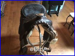 Circle Y 15 Inch Seat, Wide Tree Park And Trail Saddle Read Description