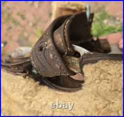 Circle Y Brand Western Saddle Buckstitch Used High Quality Leather