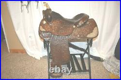 Circle Y Cutting Saddle Roping Trail Ranch Working 15 Show Rodeo Calf Cutter