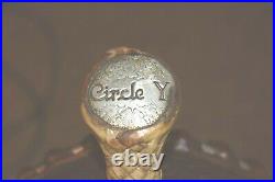 Circle Y Cutting Saddle Roping Trail Ranch Working 15 Show Rodeo Calf Cutter