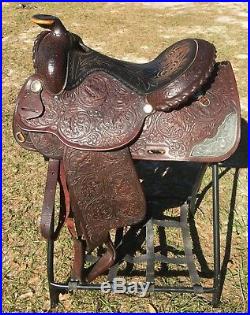 Circle Y Equitation Show Saddle Western 15 Seat