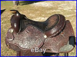 Circle Y Equitation Show Saddle Western 15 Seat