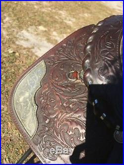 Circle Y Equitation Show Saddle Western 15 Seat