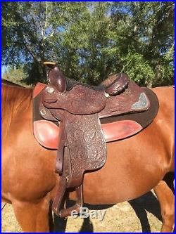 Circle Y Equitation Show Saddle Western 15 Seat