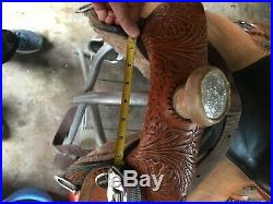 Circle Y High Horse barrel saddle, 15 inch, excellent condition