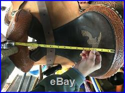 Circle Y High Horse barrel saddle, 15 inch, excellent condition