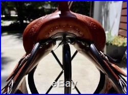 Circle Y Julie Goodnight Monarch saddle 15.5 Wide Regular Oil