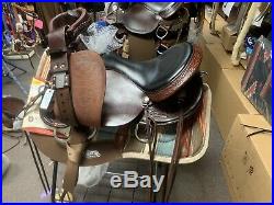 Circle Y New Mesquite Trail Saddle 16 Wide FQHB Retail 1265, Christmas Sale
