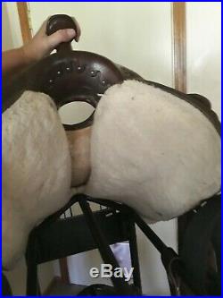 Circle Y Park and Trail Western Saddle 16 SQHB Excellent Condition