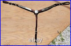 Circle Y Pleasure Equitation Show 15 Saddle with Headstall & Breastcollar Set