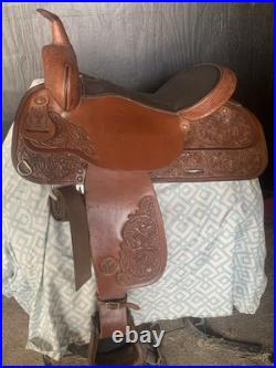 Circle Y Saddle 17 Inch Very Well Kept and Clean Great Shape