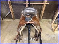 Circle Y Team Roping Saddle 15 Inch Seat