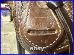Circle Y Team Roping Saddle 15 Inch Seat