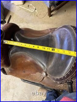 Circle Y Team Roping Saddle 15 Inch Seat