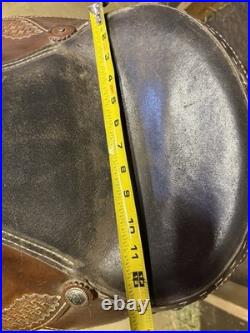 Circle Y Team Roping Saddle 15 Inch Seat