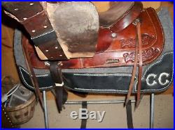Circle Y Trail Saddle 15 Seat, 7 Gullet Nice Condition