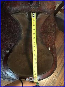 Circle Y Western Pleasure Equitation Show 15.5. Inches Saddle