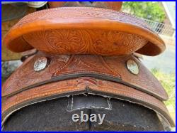 Circle Y all around, barrel saddle size 14