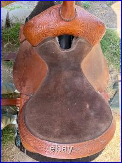 Circle Y all around, barrel saddle size 14